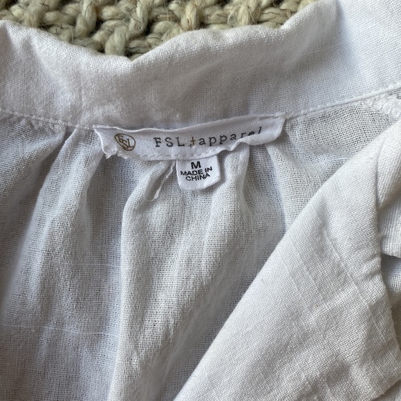 FSL + Apparel Cotton Button Up Top - Picture 5 of 8
